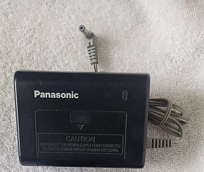 Panasonic BATTERY BACKUP POWER SUPPLY FOR CORDLESS & WIRELESS INTERCOMS Cordless Landline Phone